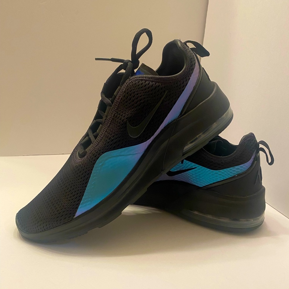 Women’s 11 Nike Air Max Motion 2 GS Racer Blue and Black Running Training Shoe
